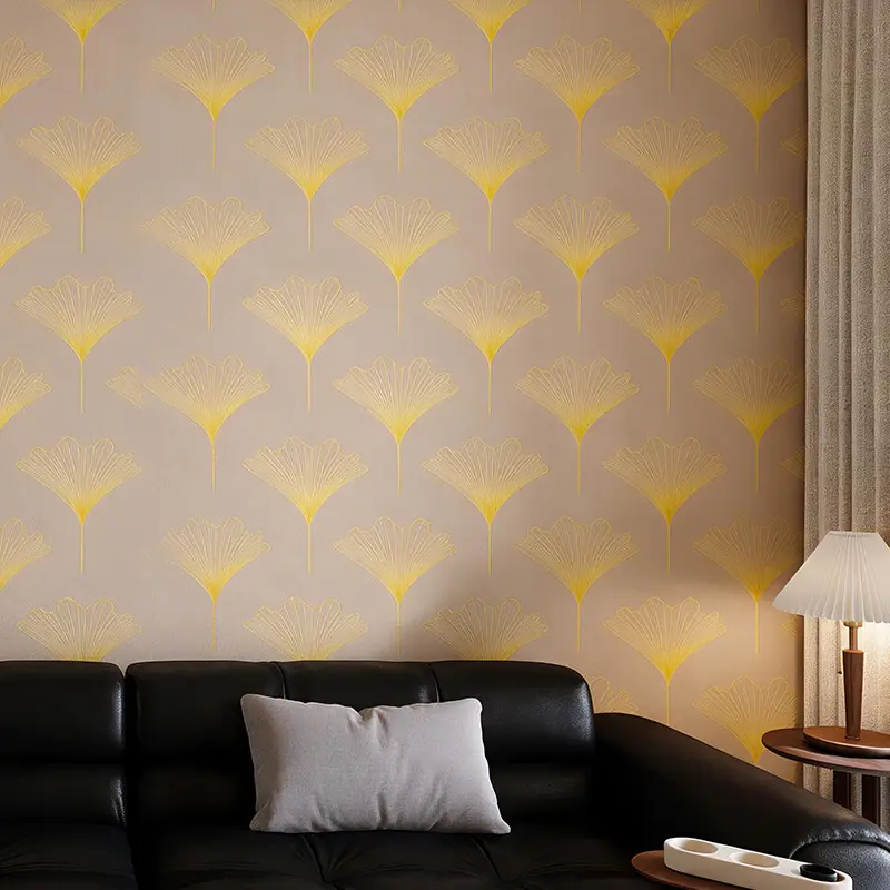 Pegatina decorativa de pared con geometría y acabado brillante