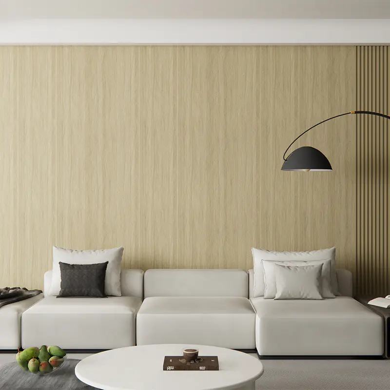 Pegatina decorativa de pared de madera en espiga 